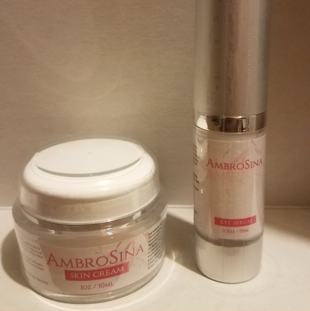Ambrosina face and eye cream set